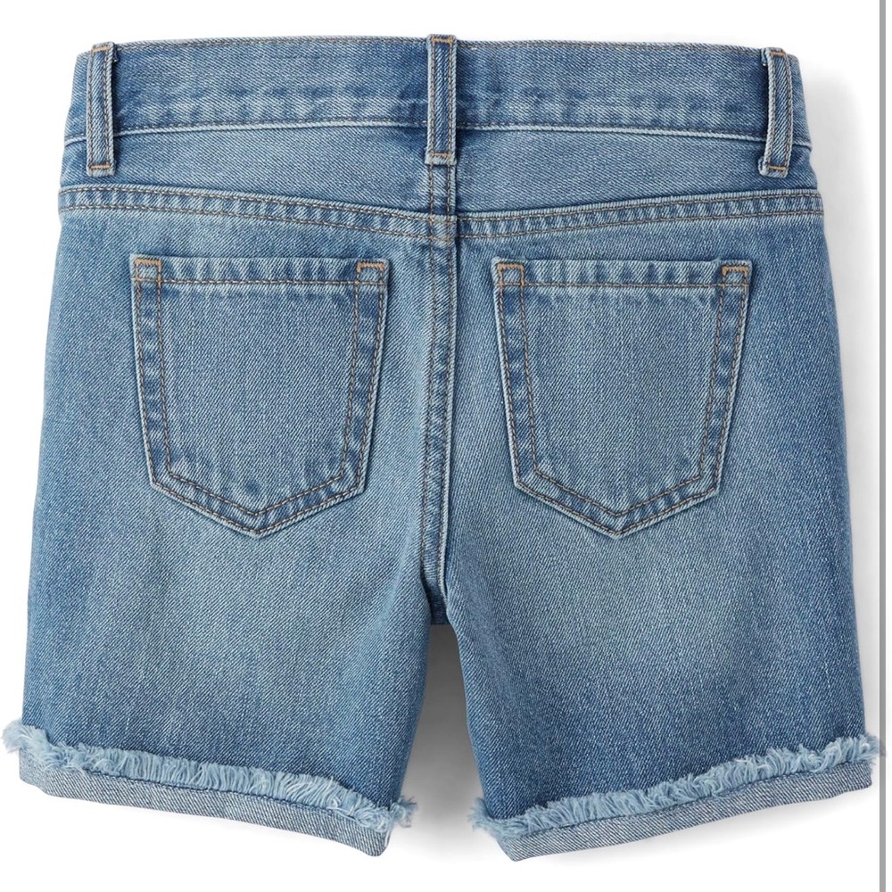 NWT • 2-pack
• Children's Place • Distressed Midi Short • Serena/Cloudless Wash - Picture 4 of 6